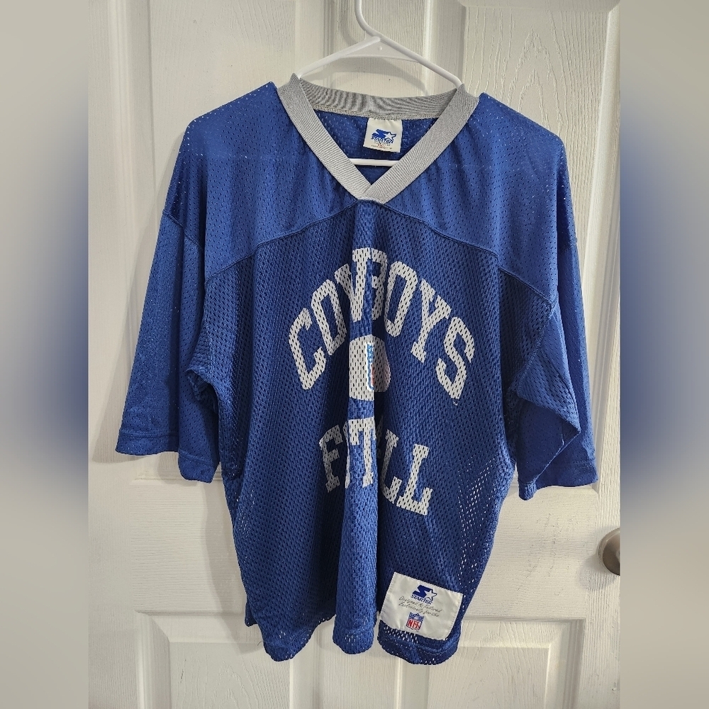 NFL vintage rare 1995 y2k starters practice jersey pro line Cowboys womans LG